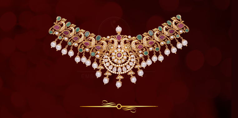 Designer Gold and Diamond Choker Collection