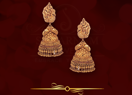 Designer Gold Earrings